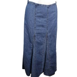 Isabella bryd light weight jean skirt